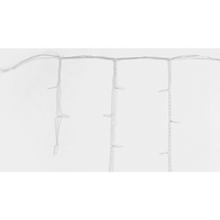 Instalatie de Craciun, Flippy®, Tip Turturi, Sectiune 5 m, 143 LED-uri, 8 Jocuri de Lumini, Fir Alb, Lumina Alb Rece, IP44, Interconectabila