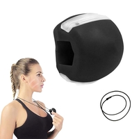 Dispozitiv de Tonifiere Faciala, Flippy, din Silicon, Corectare Mandibula/Maxilar, Negru