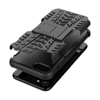 Husa Flippy compatibila cu Apple iPhone X Defender Model 3 cu Suport, Negru