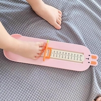 Dispozitiv de Masurat Talpa Piciorului pentru Bebelusi, Flippy, 6-24, Model Iepuras, Roz