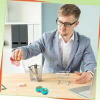 Jucarie Interactiva, Flippy, Model Fidget Pad, Antistres, +3 Ani, Functii Multiple, 5.5 x 3.5 x 11 cm, Albastru