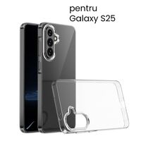 Husa de Protectie, Flippy, Husa de Protectie pentru Samsung Galaxy S25 5G, tip Carcasa, subtire din Silicon TPU Protect Plus, Transparenta