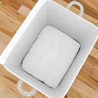 Cutie de Depozitare cu Fermoar, Flippy, Pliabila, Maner Ranforsat, Fermoar Rezistent, pentru Haine, Paturi, Plapumi, Perne, Lenjerii de Pat, Jucarii, 61x50x71 cm, 210 Litri, Gri