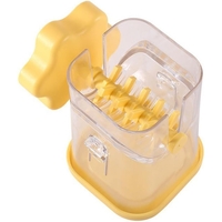 Dispozitiv de Zdrobit, Flippy, pentru Alune, Nuci, Ciocolata, Manual, din ABS, 10 x 7.2 cm, Galben