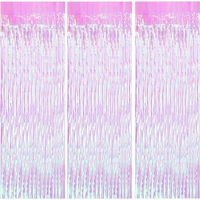 Perdea Franjurata, Flippy, Model Decor Petrecere, pentru Fundal de Poze, Amenajare Colorata a Petrecerii, Dimensiune 100x200 cm, Roz