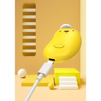 Pila Electrica, Flippy, pentru Bebelusi si Adulti, din ABS, Incarcare USB, 6 Accesorii, cu Lumina Led, 8.8 x 4.9 cm, Galben