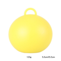 Greutate pentru Baloane, Flippy, Accesoriu Petrecere, 5.5x5.5 cm, 120 g, Galben