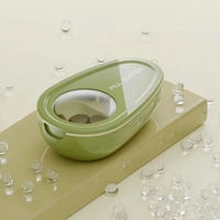 Cutie Taiat Pastile si Depozitare Medicamente, Flippy, Verde, 8x5x2.65 cm, Compacta si Portabila, Ideala Pentru Calatorii