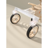 Carucior Sport Flippy 3in1, 6-36 Luni, Pliabil, Tavita pentru Masa, Pat de Dormit, Centura de Siguranta, Roti 360 Grade, Reversibil, Parasolar, Maner Reglabil, 64 x 35 x 100 cm, Alb