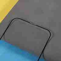 Folie Sticla Flippy® compatibila cu Apple iPhone 14 / 13 / 13 Pro 111D Negru