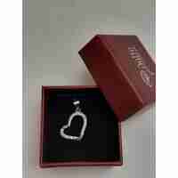 Pandantiv, Jolie Silver, Argint 925, Model Inima Contur Asimetrica, 1.4 G, 1.6 x 1.2 Cm