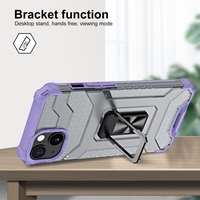 Husa de protectie Flippy compatibila cu Apple iPhone 13 Mini Acrylic Armor cu suport Mov