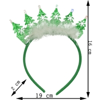 Bentita/cerc de Craciun, culoare verde, marime standard, Flippy