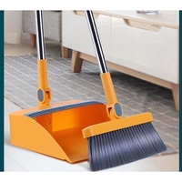 Set Matura si Faras cu Coada Detasabila, Flippy, cu Dinti de Pieptene pentru Curatare Matura, rotativ, pliabil, Otel inoxidabil si Polipropilena, portocaliu