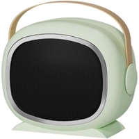 Aeroterma cu Incalzire Ceramica PTC, Flippy, din ABS, Oprire Automata, Protectie Supraincalzire, 700/1200W, 220V, 21 x 16 x 11 cm, Verde