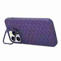 Husa de Protectie TPU, Flippy, pentru Apple iPhone 14 Pro, 3D Cube, cu Inel, Protectie Camera, Antisoc, Antizgariere, Antialunecare, Acoperire Completa, Mov