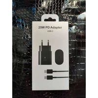 Incarcator Universal 25 W USB-C + Cablu Type-C, Flippy, Negru