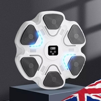 Aparat Box Cu Muzica, Montabil pe Perete, Flippy, Alb, Difuzor, Bluetooth, Iluminare LED, 38 x 27 x 32 cm, Manusi Incluse