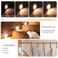 Lampa Led Flippy, Fara Fir, cu Baterii, 3 Culori de Lumina, cu Telecomanda, din Plastic, Alb