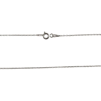 Colier din Argint 925, Floare Tip Banut 42 cm