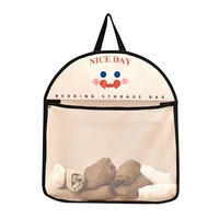 Geanta de Depozitare, Flippy, Tip Saculet, de Agatat, Multifunctionala, din Plasa, 40 x 10 x 44 cm, Negru