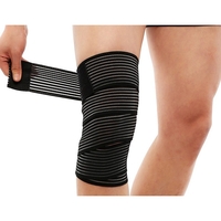 Orteza Elastica, Flippy, Pentru Picior/Mana, cu Prindere Velcro, 7.5 x 180 cm, din Nailon, Negru