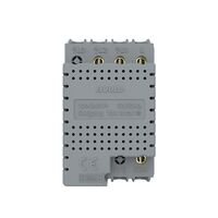 Modul intrerupator dublu cap scara / cruce wireless cu touch Livolo standard Italian, Serie noua, gri
