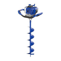 Motoburghiu Hyundai HY-EA520, 51.7 cmc, motor puternic de 2.2 CP, sistem anti-vibratii, livrat cu 3 burghie (100, 150 si 200 mm)