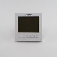 Termostat WiFi pentru centrala termica pe gaz si incalzire in pardoseala, Aplicatia mobila Smart Life, BeOk BOT-313WiFi, alb