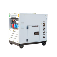 Generator de curent inverter trifazat cu motor diesel Hyundai DHY9000SEi-T, 6.5kw