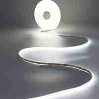 Banda LED COB 320LED/m 12W/m IP20 6000K 24V PCB 8mm - (5m/rola)