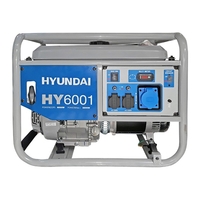 Generator de curent monofazat Hyundai HY6001 cu motor pe benzina, 6.6 kVA