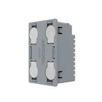 Modul intrerupator cvadruplu cap scara / cruce cu touch Livolo, standard Italian