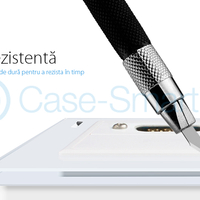 Priza cu mufa VGA tata 15 pini Livolo cu rama din sticla, negru