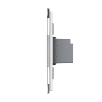 Intrerupator Simplu cu Touch Livolo cu Rama Din Sticla 1M - Serie Noua, alb