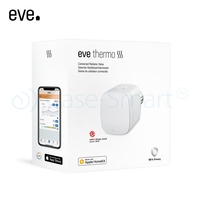Valva inteligenta pentru calorifer Eve Thermo cu LED, Control tactil, Control vocal, Compatibil cu Apple HomeKit