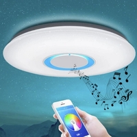 Plafoniera LED SMART cu muzica, Ø390, 30W, RGB+W