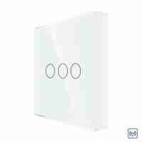 Telecomanda cu Touch Screen si 3 Canale RF433 LUXION, alb