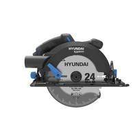 Fierastrau circular de mana cu acumulator 20V Hyundai CS20X-190, motor fara perii, adancime max. de taiere 67.5 mm la 90°, panza de 190 mm, livrat fara acumulator si incarcator