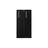 Modul Intrerupator Dublu Mecanic 2M / 1M LUXION, Standard Italian, negru