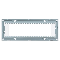 Rama din Sticla Securizata cu Suport 6M LUXION, Standard Italian, alb