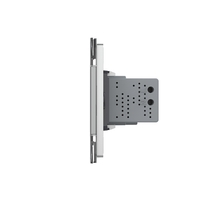 Priza simpla cu USB Livolo standard italian, gri