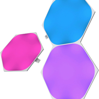 Kit extensie 3 panouri pentru Nanoleaf Shapes Hexagons, 300 Lumeni, LED, 230 V