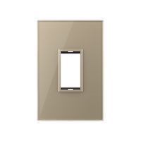 Rama din sticla Livolo standard Italian 1 modul - Serie noua, auriu