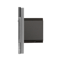 Priza Inteligenta cu Protocol Zigbee si Monitorizare Consum cu Rama Din Sticla LUXION, gri