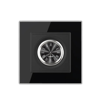 Ceas Mecanic Livolo cu Rama din Sticla Securizata, negru