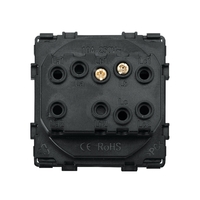 Modul Buton Sonerie Mecanic LUXION, gri