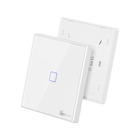 Telecomanda Sonoff T2EU1C-RF cu 1 canal, 433 MHz, Semnal RF, Alb