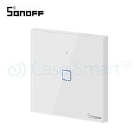 Intrerupator simplu cu touch Sonoff T1EU1C, Wi-Fi + RF, Control de pe telefonul mobil