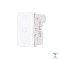 Modul Intrerupator Mecanic Jaluzele 1M LUXION, Standard Italian, alb